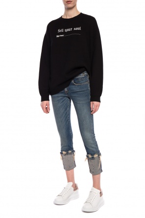 Embroidered lettering sweatshirt, zdjęcie 2 Embroidered lettering sweatshirt od R13